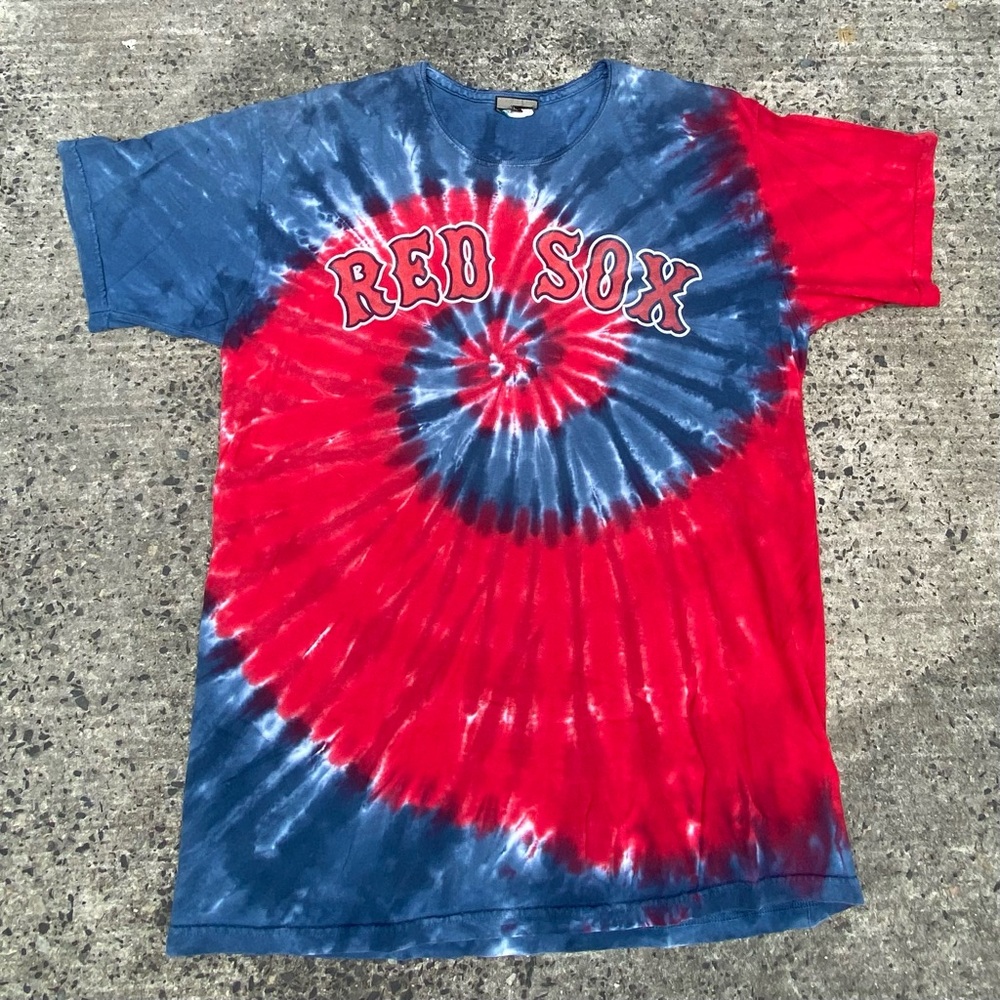 Vintage Y2k Liquid Blue Boston Red Sox tee